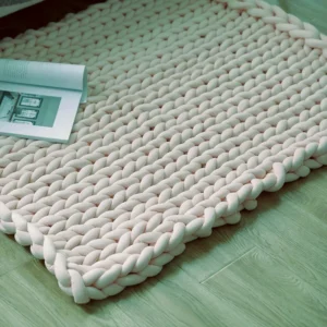 Chunky Knitted Weighted Blanket