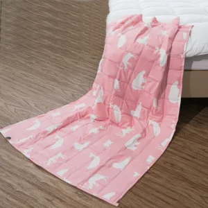 Quilted Weighted Blanket 7lbs Cooling Cotton