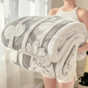 All-season Jacquard Flannel Blanket