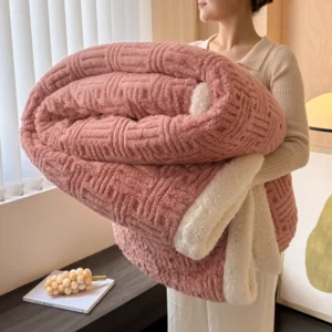 Double-sided Cotton Fleece Blanket