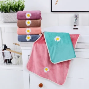Soft Coral Velvet Quick-dry Towel Set