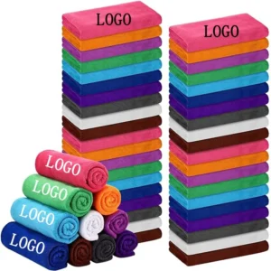 Logo Microfiber Hair Towel