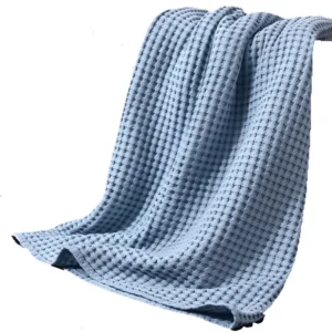 Waffle Pattern Cotton Blanket