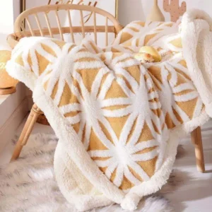 Lamb Wool Double Bed Blanket