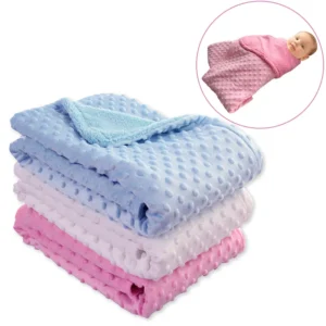 Super Soft Fleece Sherpa Baby Blanket