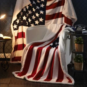 Fleece Sherpa Throw Blanket