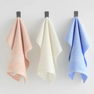 Soft Combed Cotton Facial Towels 3-pack
