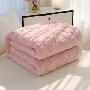 Solid Fleece Velvet Blanket