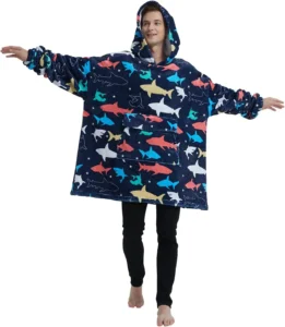 Oversized Sherpa Hoodie Blanket