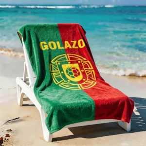 500gsm Cotton Portugal Fans Bath Towel