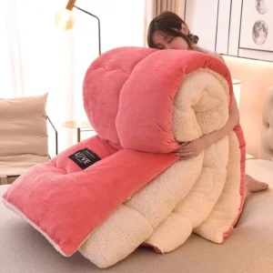 Flannel Coral Cashmere Winter Blanket