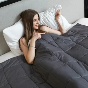 Cotton Weighted Blanket with Glass Beads