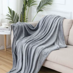 Flannel Fleece Blanket with Logo