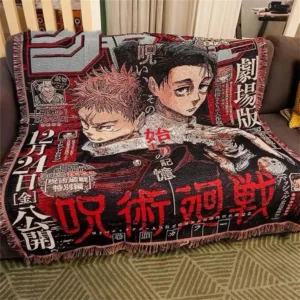 Anime Cotton Jacquard Woven Blanket