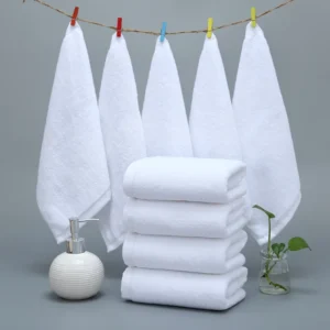 White Cotton Quick-dry Face Towel