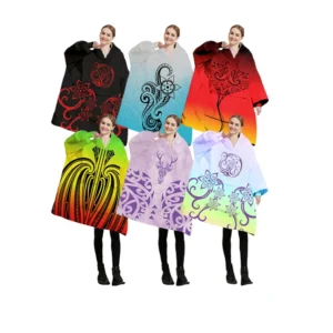Maori Oversized Wearable Blanket Hoodie