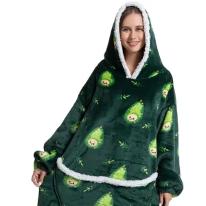 Oversized Sherpa Wearable Blanket Hoodie