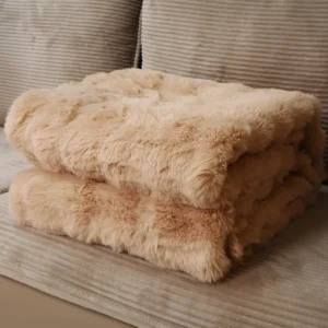 Luxury Brushed Faux Fur Blanket