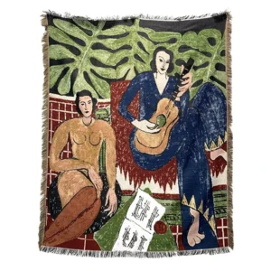 Boho Woven Polyester Cotton Throw Blanket