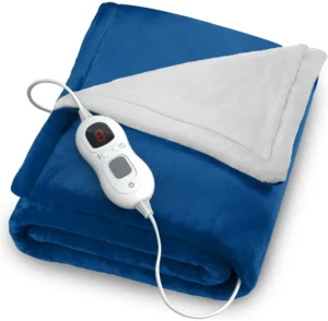 Plush Sherpa Electric Heated Blanket