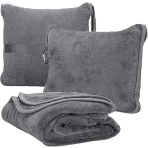 Portable Travel Blanket with Pillowcase