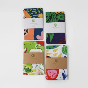 Organic Cotton Digital Print Kitchen Towels