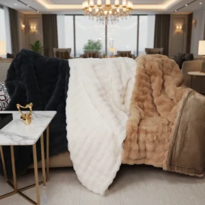 Luxury Faux Fur Minky Blanket