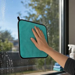Microfiber Glass Cleaning Towel