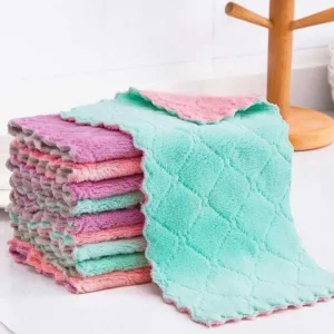 Eco-friendly Microfiber Kitchen Cleaning Cloths