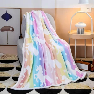 Fleece Flannel Throw Blanket