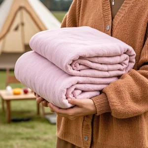 Eco-friendly Travel Blanket Pillow Set