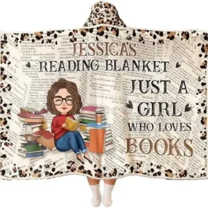 Wearable Hooded Reading Blanket